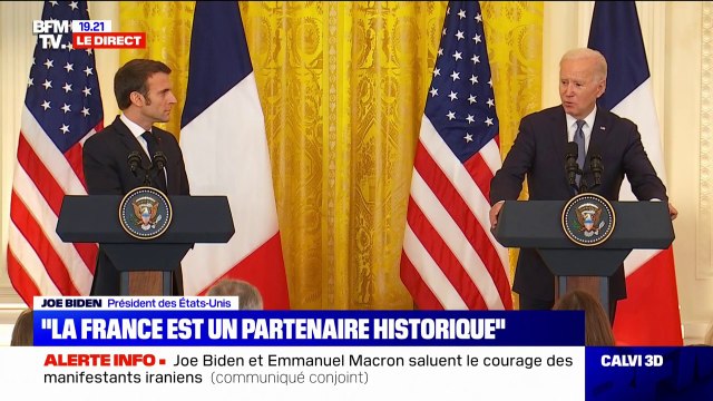 Joe Biden sur l'Ukraine: Nous allons continuer de travailler ensemble pour rendre la Russie responsable de ses actions