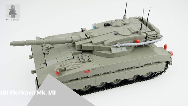 COBI Armed Forces | 2621 - Merkava Mk. I/II - unboxing and pure build - part 4