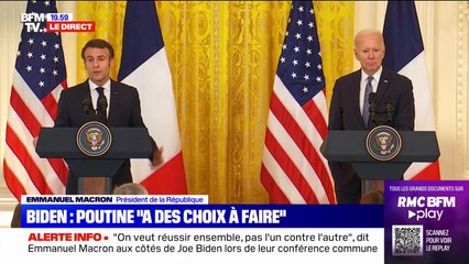 Emmanuel Macron: "Je continuerai à parler au président Poutine"