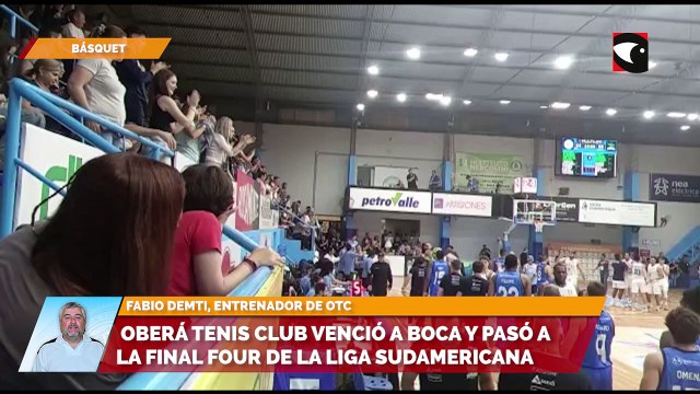 Oberá Tenis club venció a Boca y pasó a la Final Four de la Liga Sudamericana