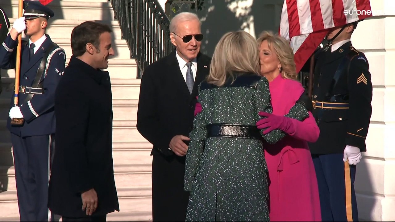 Biden empfängt Macron: 'Mein Freund Emmanuel'