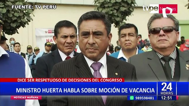 Moción de vacancia: Willy Huerta hace llamado de reflexión al Congreso