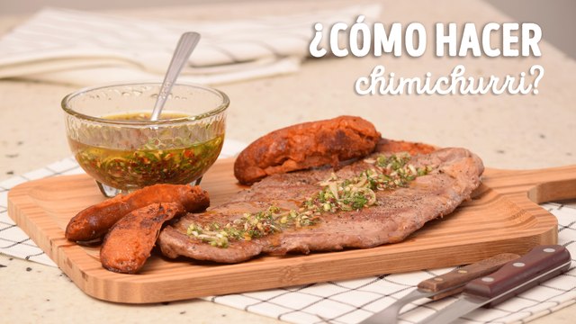 Cómo hacer chimichurri para parrilladas en 10 minutos