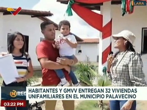 GMVV entrega 32 viviendas unifamiliares en el municipio Palavecino del estado Lara
