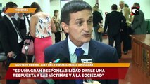 “Es una gran responsabilidad darle una respuesta a las víctimas y a la sociedad”