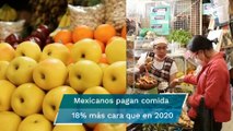 Inflación está dejando con hambre a los mexicanos, 100 pesos ya no alcanzan para comer
