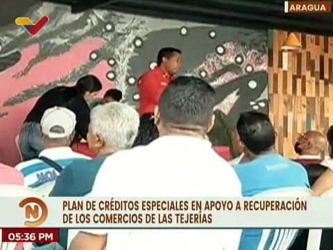 Aragua | Gobierno Nacional otorgó créditos especiales a comerciantes de Las Tejerías