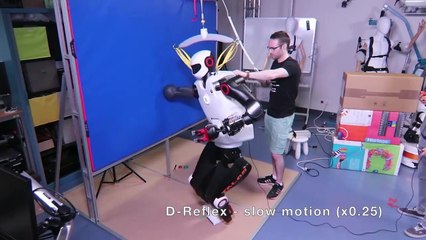 Robôs aprendem a usar apoios para manter o equilíbrio