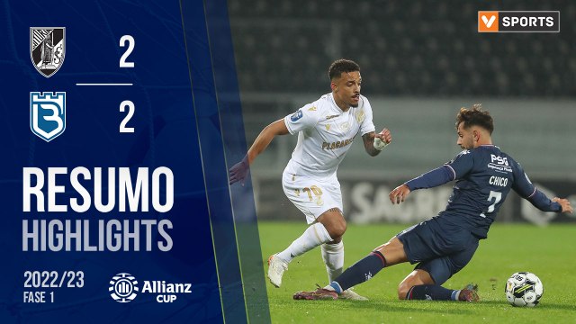 Highlights: Vitória SC 2-2 BSAD (Taça da Liga 22/23 - Fase 3 - Jornada 2)
