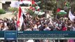 Estudiantes universitarios sirios apoyan la lucha palestina frente a la ocupación israelí