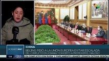 China insta a la UE a facilitar negociaciones de paz por el fin del conflicto en Ucrania