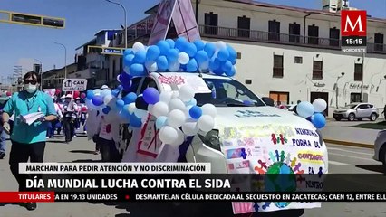 En Sinaloa, realizan marcha con motivo del Día Mundial de la Lucha contra el Sida