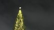 Trafalgar Square Christmas tree lit up in festive ceremony