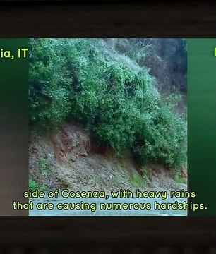 Calabria today! Heavy rain and flash floods turns Italy into rivers of mud