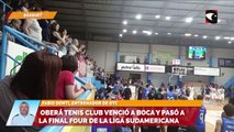 Oberá Tenis club venció a Boca y pasó a la Final Four de la Liga Sudamericana