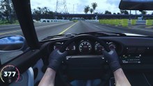 Porsche 911 turbo 【Camera First Person】 Top Speed 377 km/h (The Crew 2) ASMR