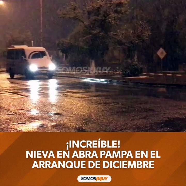 Nevada en Abra Pampa