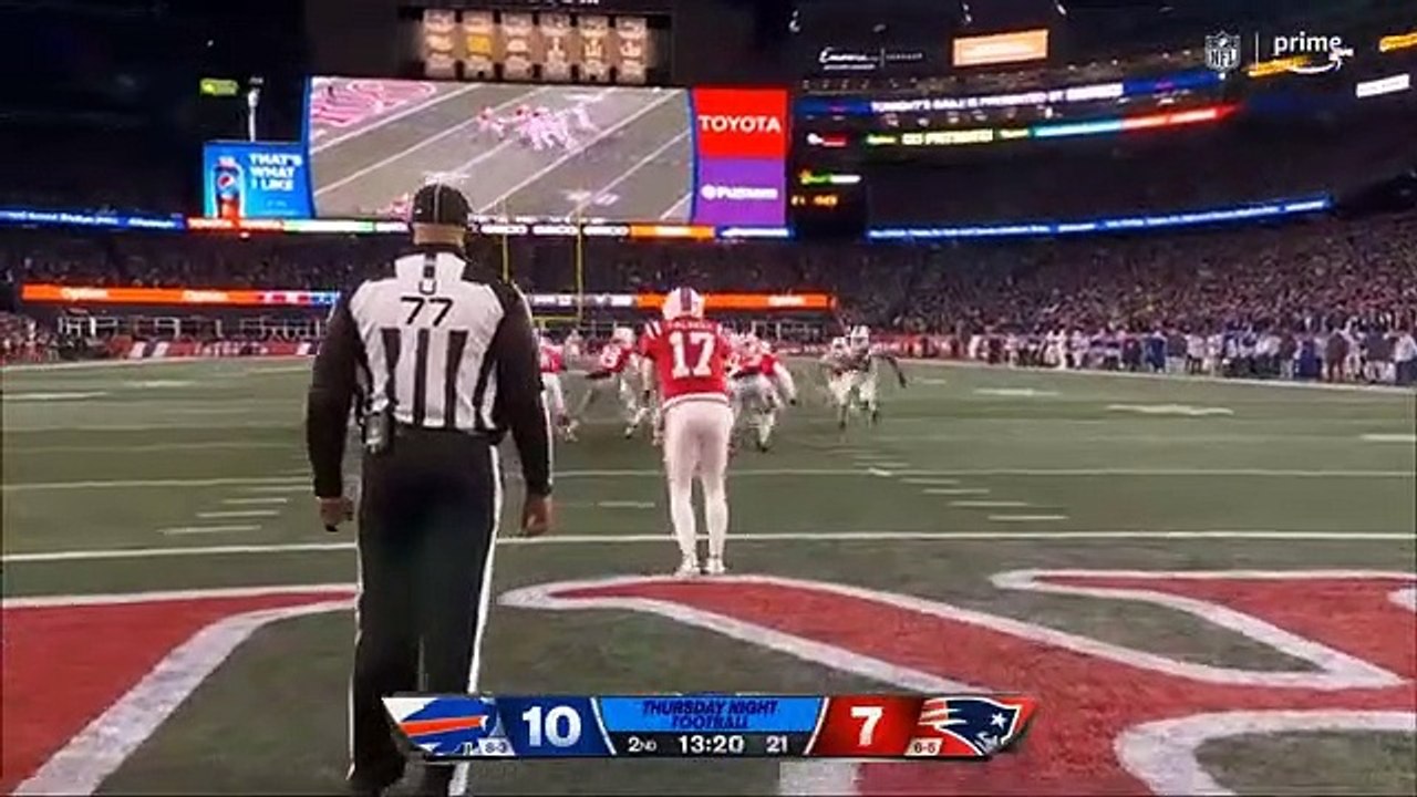 Buffalo Bills vs. New England Patriots Full Highlights 2nd QTR _ NFL Week 13_ 2022