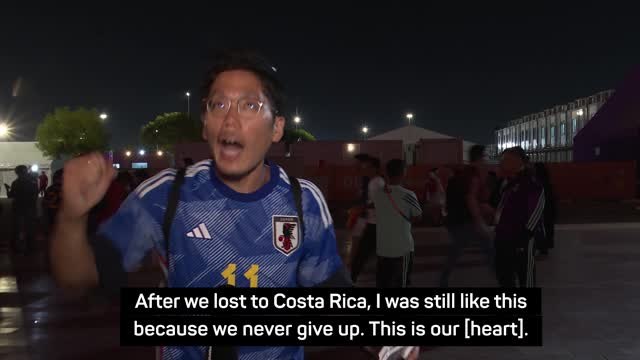 Japan fans daring to dream after shock topping of Group E