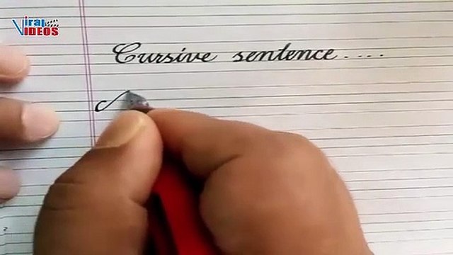 Cursive Writing for Beginners - Cursive writing Practice - Cursive Hand-Writing Practice for Students