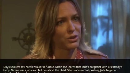 Days of our Lives Spoilers_ Nicole Blames for Abortion - Drowns Pain in Another