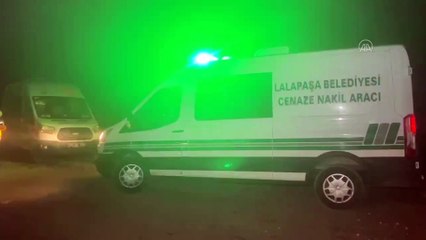 Edirne'de sınırda bir düzensiz göçmenin cesedi bulundu