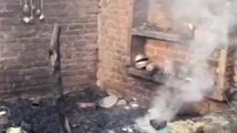 भिण्ड :अज्ञात कारणों के चलते घर मे लगी भीषण आग,सामान जलकर हुआ खाक