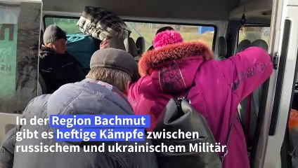 Ukraine: Flucht in Todesangst aus der umkämpften Region Bachmut