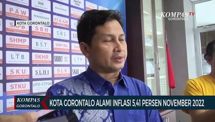 Kota Gorontalo Alami Inflasi 5,41 Persen November 2022