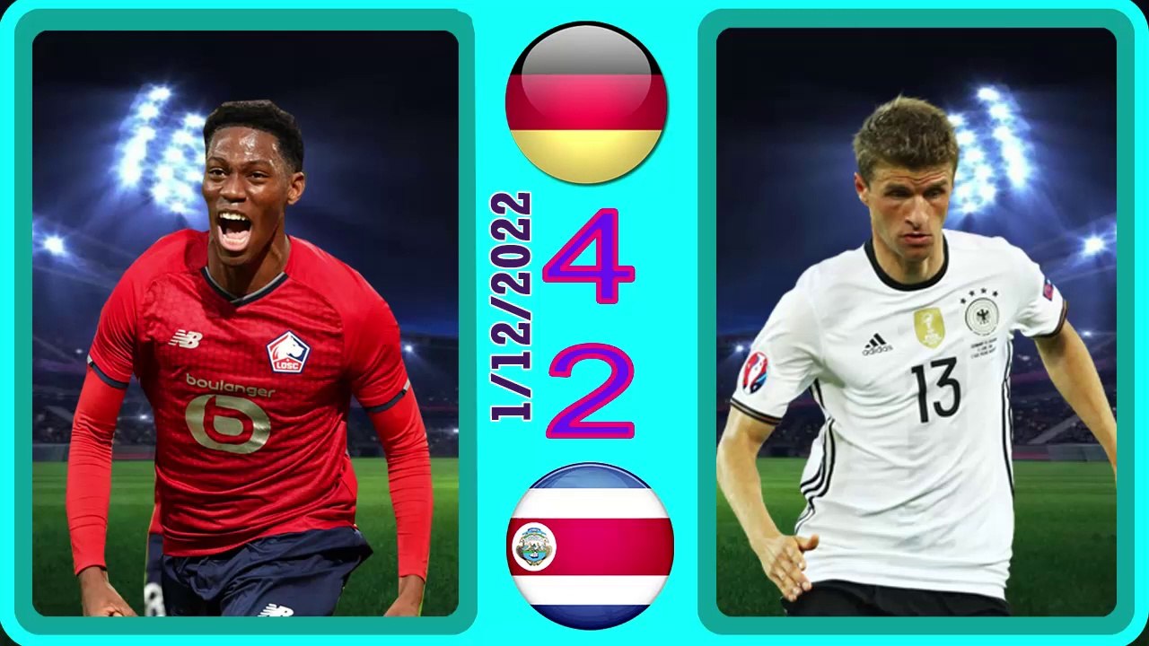 Germany 4-2 Costa Rica -- كوستاريكا2-4ألمانيا - world cup 2022 كأس العالم
