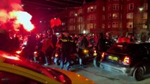 Fas'ın galibiyeti Hollanda'yı karıştırdı: Polis müdahale etti