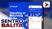 eTravel platform, inilunsad ng pamahalaan para sa mga pasaherong papasok ng bansa