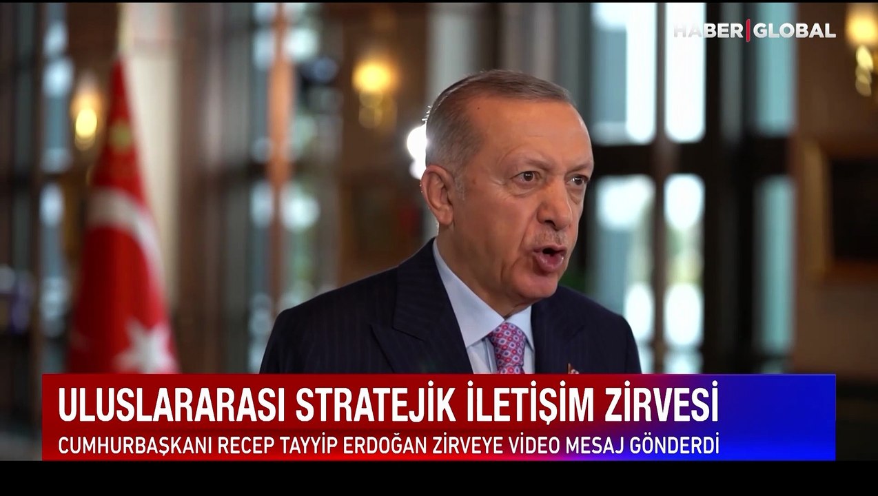 Cumhurbaşkanı Erdoğan'dan 'Stratejik İletişim Zirvesi'ne video mesaj