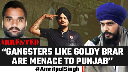 Video herunterladen: Amritpal Singh blames the government for gangster problem of Punjab | Watch Video | Oneindia News