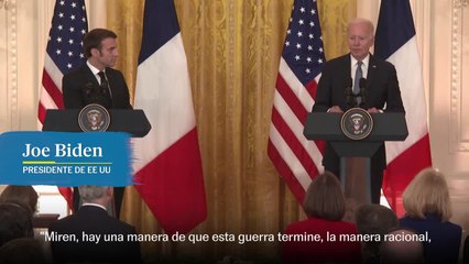 Joe Biden: "Estoy preparado para hablar con Putin si decide buscar una forma de acabar la guerra"
