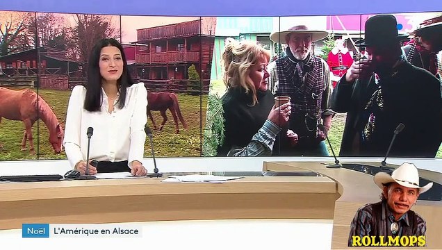 MARCHE DE NOËL CHEZ MES AMIS WESTERNERS D'ALSACE FRANCE A++ROLLMOPS