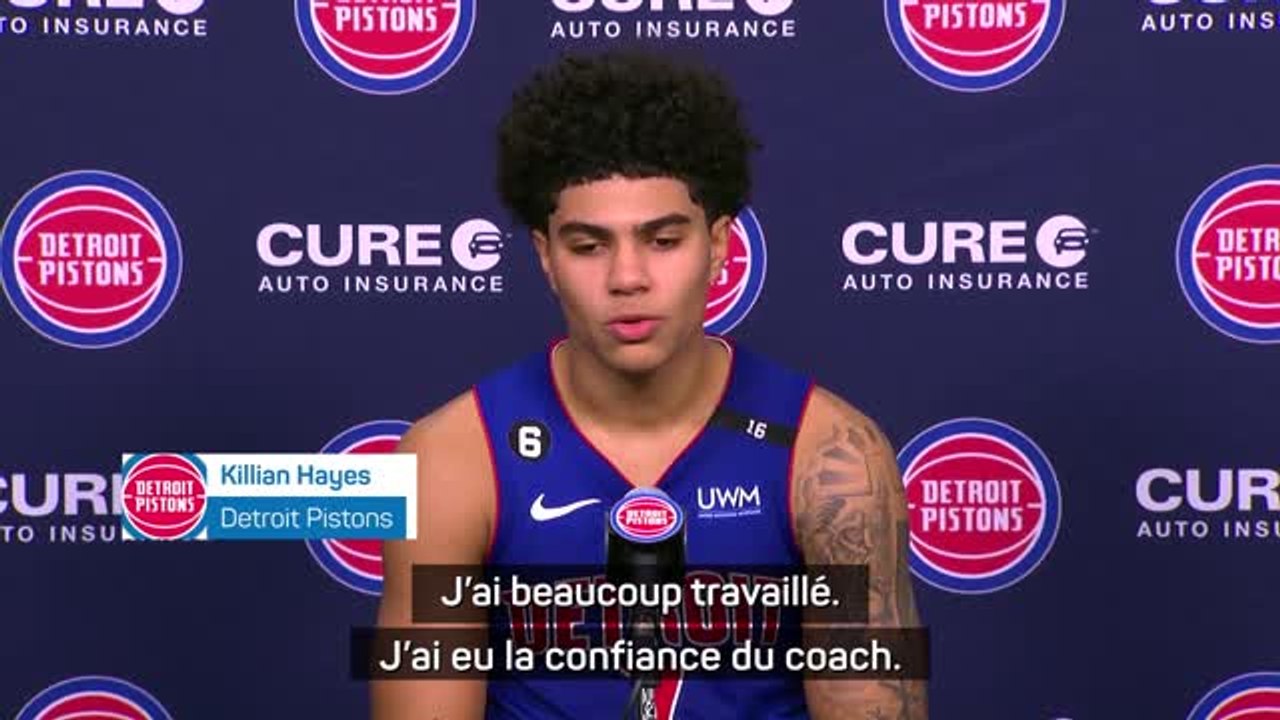 Pistons - Hayes : "Que je sois titulaire ou que je sorte du banc, le rôle reste le même"
