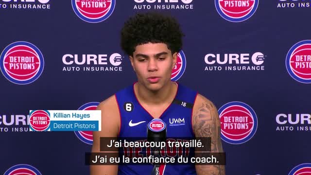 Pistons - Hayes : Que je sois titulaire ou que je sorte du banc, le rôle reste le même