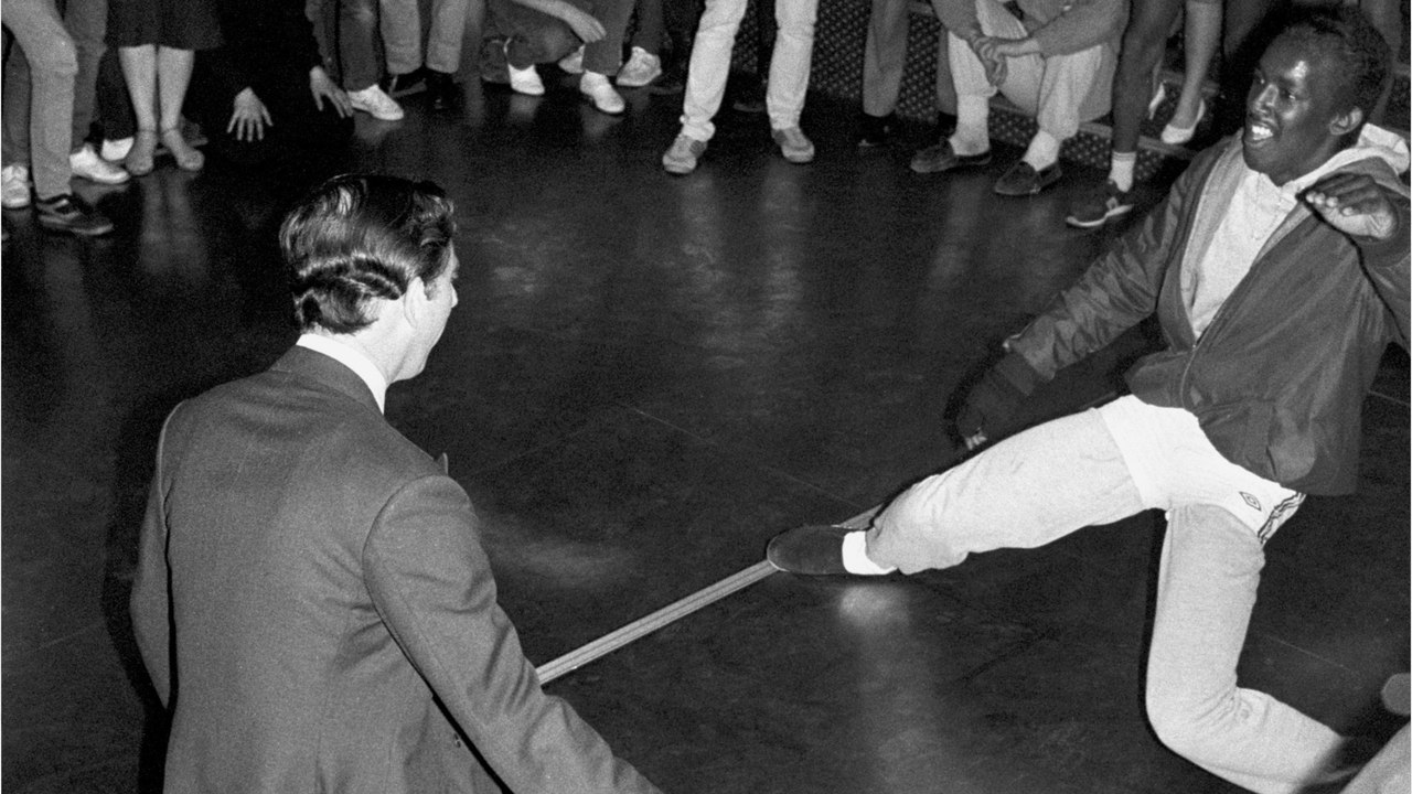 King Charles once breakdances