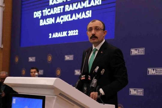 BAKAN MUŞ İHRACAT RAKAMI GEÇEN YILA GÖRE YÜZDE 1,9 ARTARAK 21,9 MİLYAR DOLARA ULAŞTI