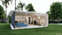 A house made of recycled plastic