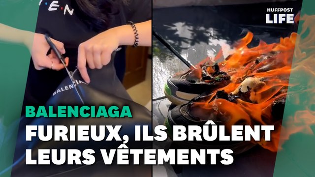 Balenciaga : sur TikTok, ils mettent le feu aux vêtements de la marque