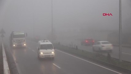 BARTIN'DA YOĞUN SİS