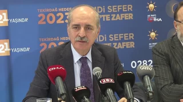 AK Parti Grup Başkan Vekili Numan Kurtulmuş: Altı artılı masanın anayasa teklifi komedi gibi bir şey