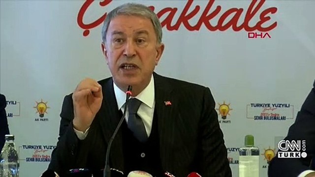 Son dakika... Bakan Akar: Terör koridoru oluşmasına asla müsaade etmeyeceğiz