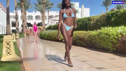 Les candidates pour Miss Belgique 2023 défilent en bikini en Egypte