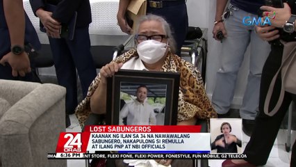 Kaanak ng ilan sa 34 na nawawalang sabungero, nakapulong si Sec. Remulla at ilang PNP at NBI officials | 24 Oras