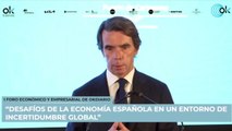 Aznar: «Si Sánchez y sus socios de gobiernan cuatro años más llevarán a España a un proceso constituyente»