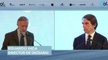 Aznar sobre Sánchez: «Pasar a la historia como enterrador no es el mejor método de pasar a la historia»