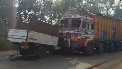 सीधी :भीषण सड़क दुर्घटना में 2 लोगों की मौके पर हुई मौत